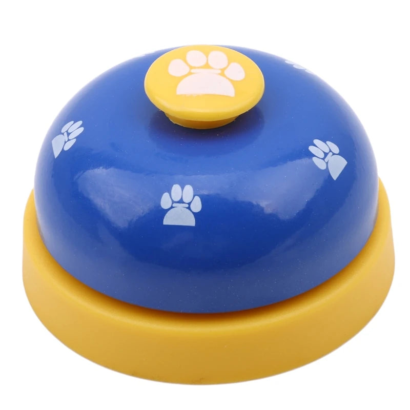Pet Toys Bell Training Interactive Toy Called Dinner Small Bells Footprint Ring Trainer Feeding Reminder