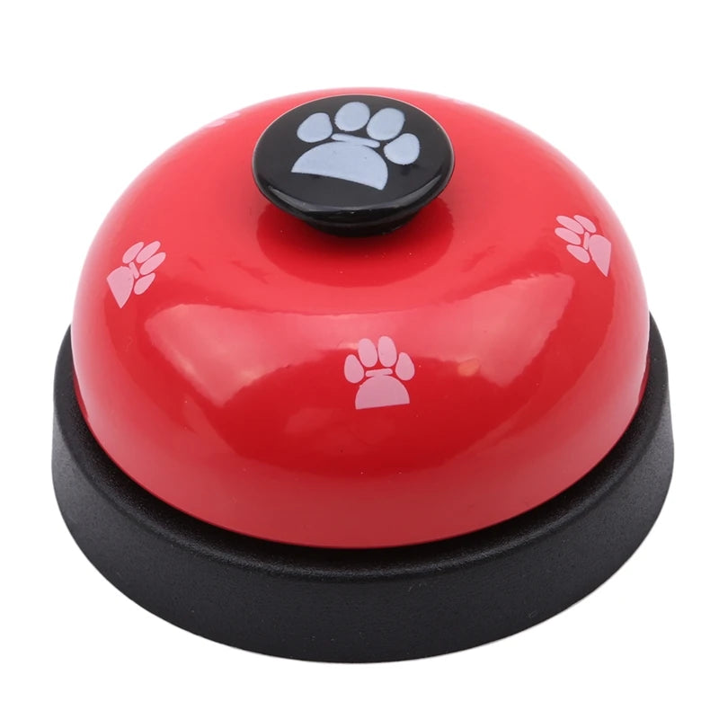 Pet Toys Bell Training Interactive Toy Called Dinner Small Bells Footprint Ring Trainer Feeding Reminder