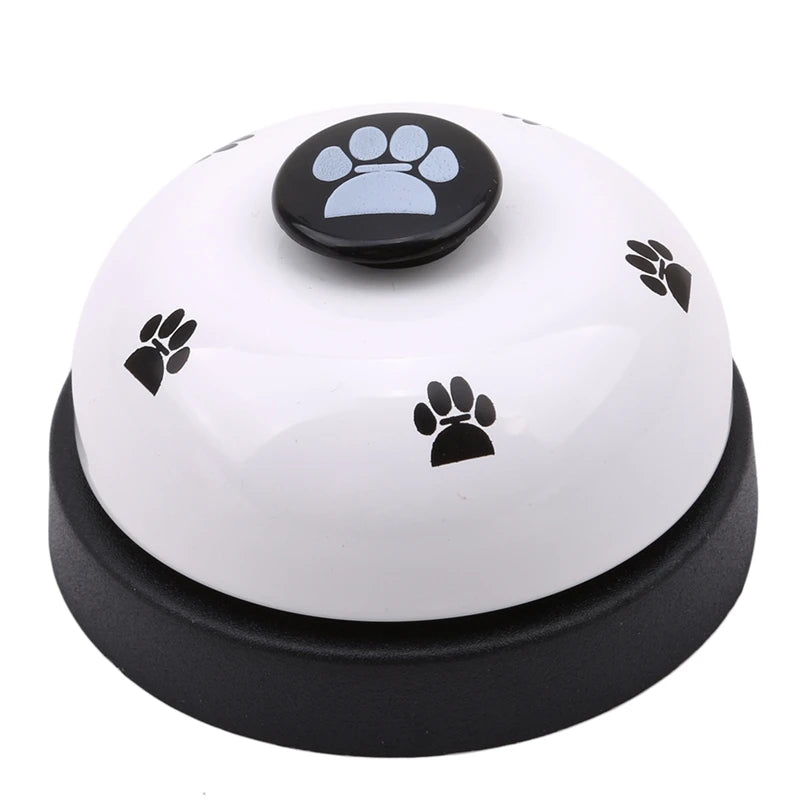 Pet Toys Bell Training Interactive Toy Called Dinner Small Bells Footprint Ring Trainer Feeding Reminder