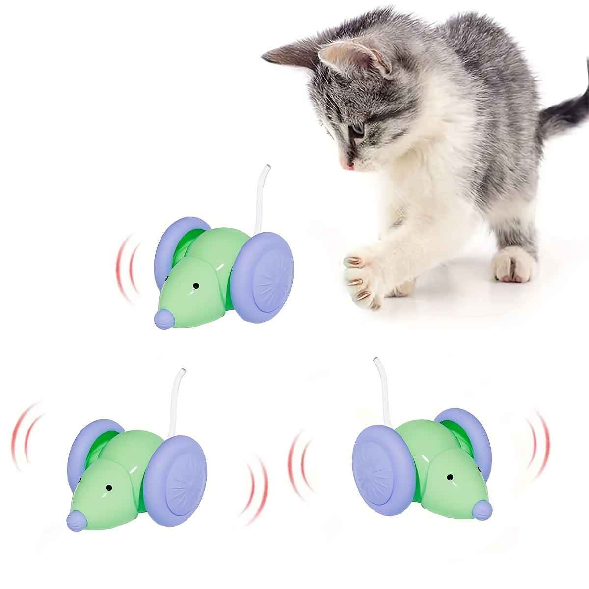 Cat Toys Simulate Mice, Rechargeable Lasting Indoor Cat Toys, Interactive Pet Toys With High Boredom Relief, And Rechargeable Intelligent Pet Electric Toys.